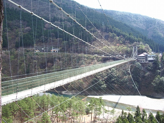 谷瀬の吊り橋